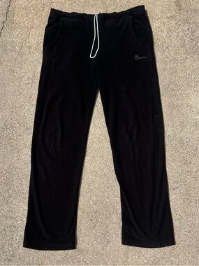 M Men’s Black Fleece Casual Marmot Drawstring Pants For Outdoors and Camping